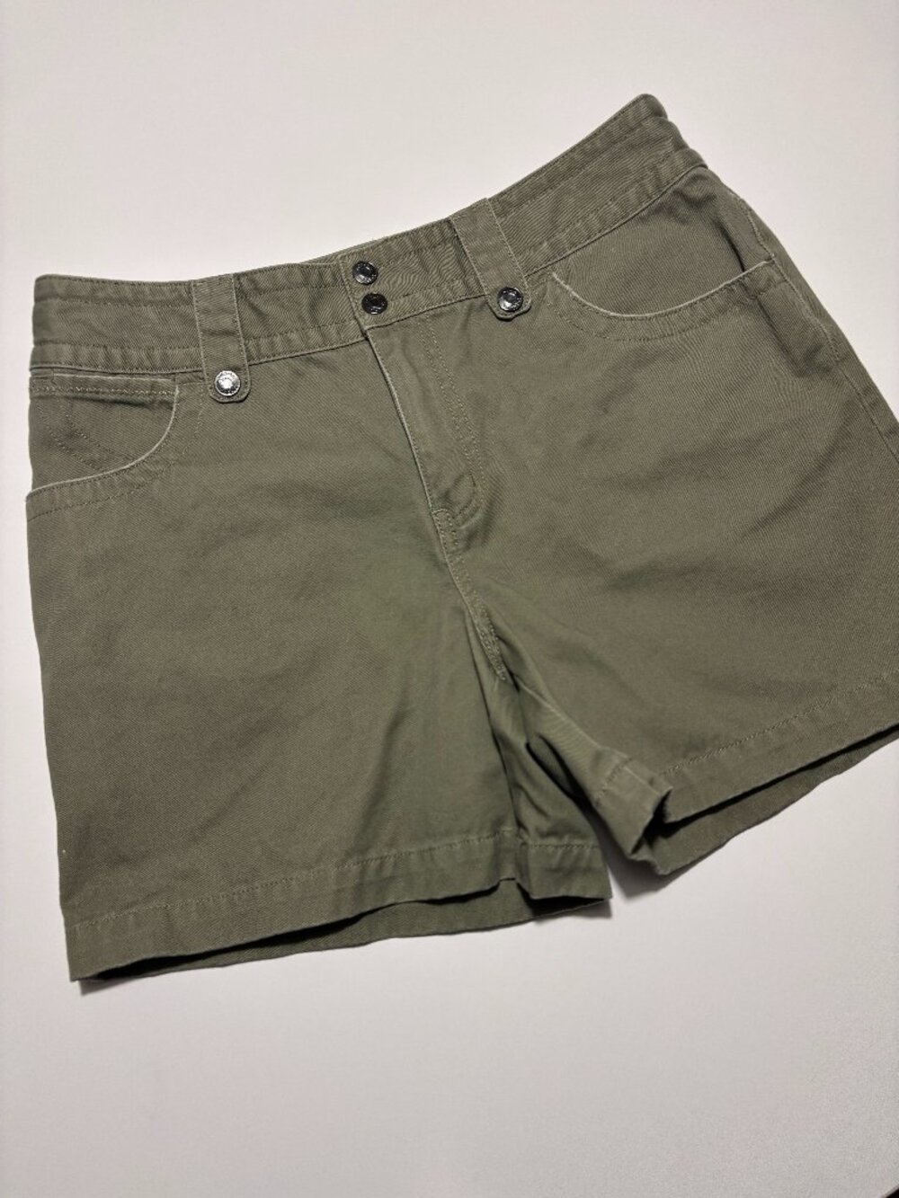 Sonoma Olive Green / Khaki Gorpcore Cargo Cotton Utility Shorts